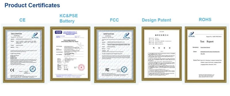 certifications